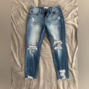 KanCan Distressed Blue Women's Jeans size 13